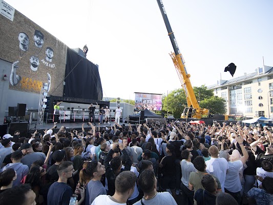 KMN Gang and Red Bull Music concert crowd