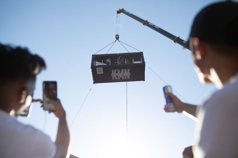 Floating KMN Gang concert stage