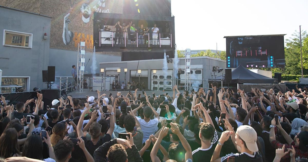 KMN Gang and Red Bull Music live activation